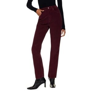 ARITZIA DENIM FORUM The '90s Joni High Rise Loose
30L in Spiced Burgundy Sz 26